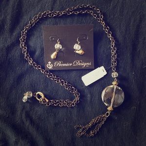 Florence Necklace and Earrings Set